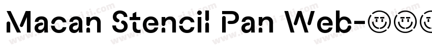 Macan Stencil Pan Web字体转换